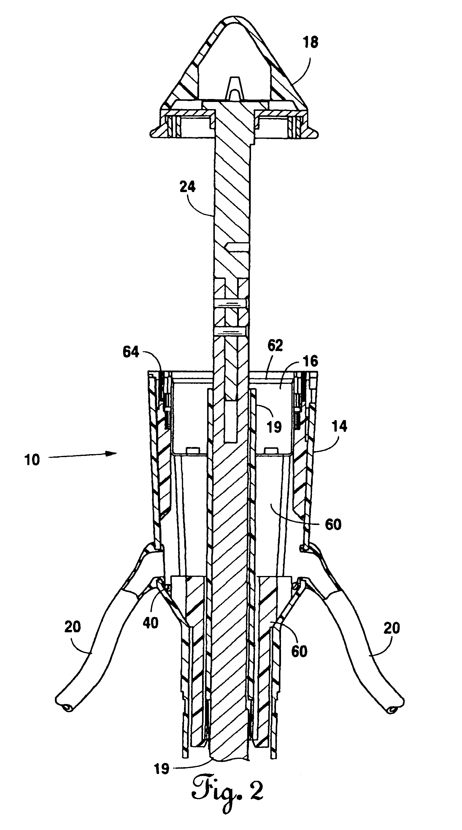 Apparatus and method of use of a circular surgical stapler