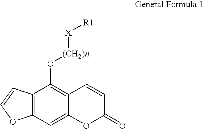 5-phenoxyalkoxypsoralens and methods for selective inhibition of the voltage gated Kv1.3 potassium channel