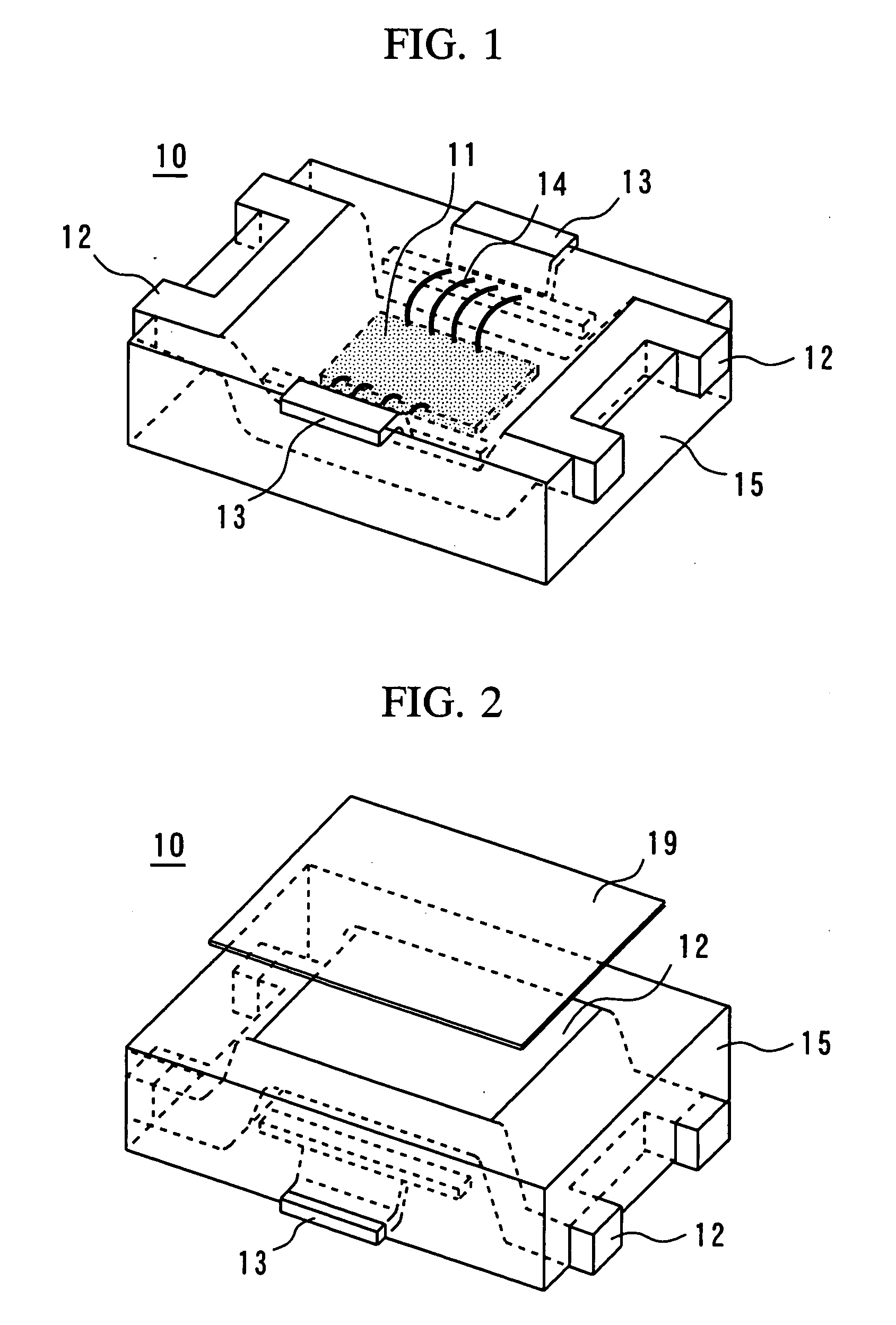 Semiconductor device having a molded package