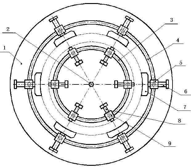 Pre-welding shaping auxiliary mold of large-scale steel cylinder and welding method