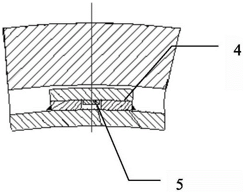 A supporting device for a wheel belt of a revolving body