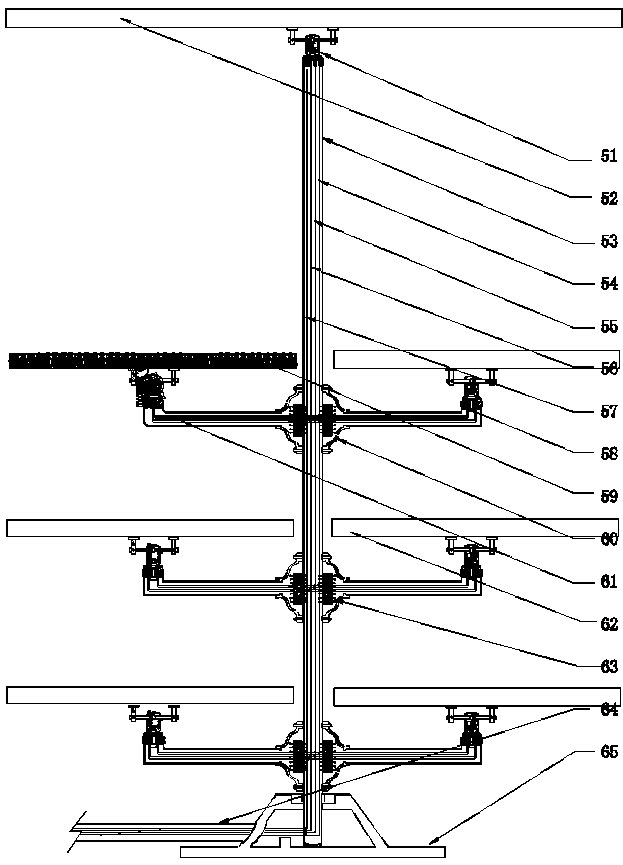 Cooled solar tower