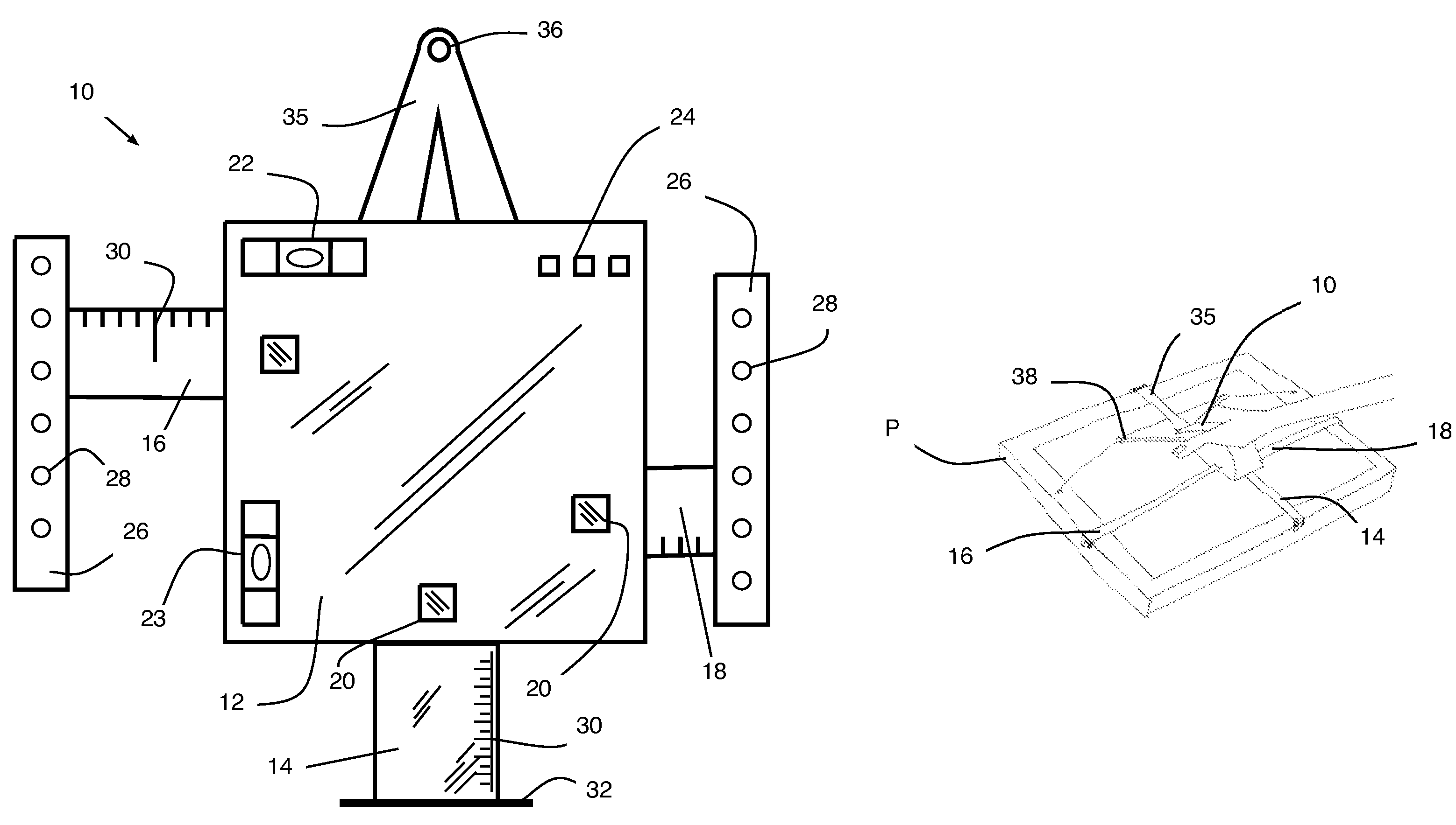 Wall-hanging-aid device and method of use