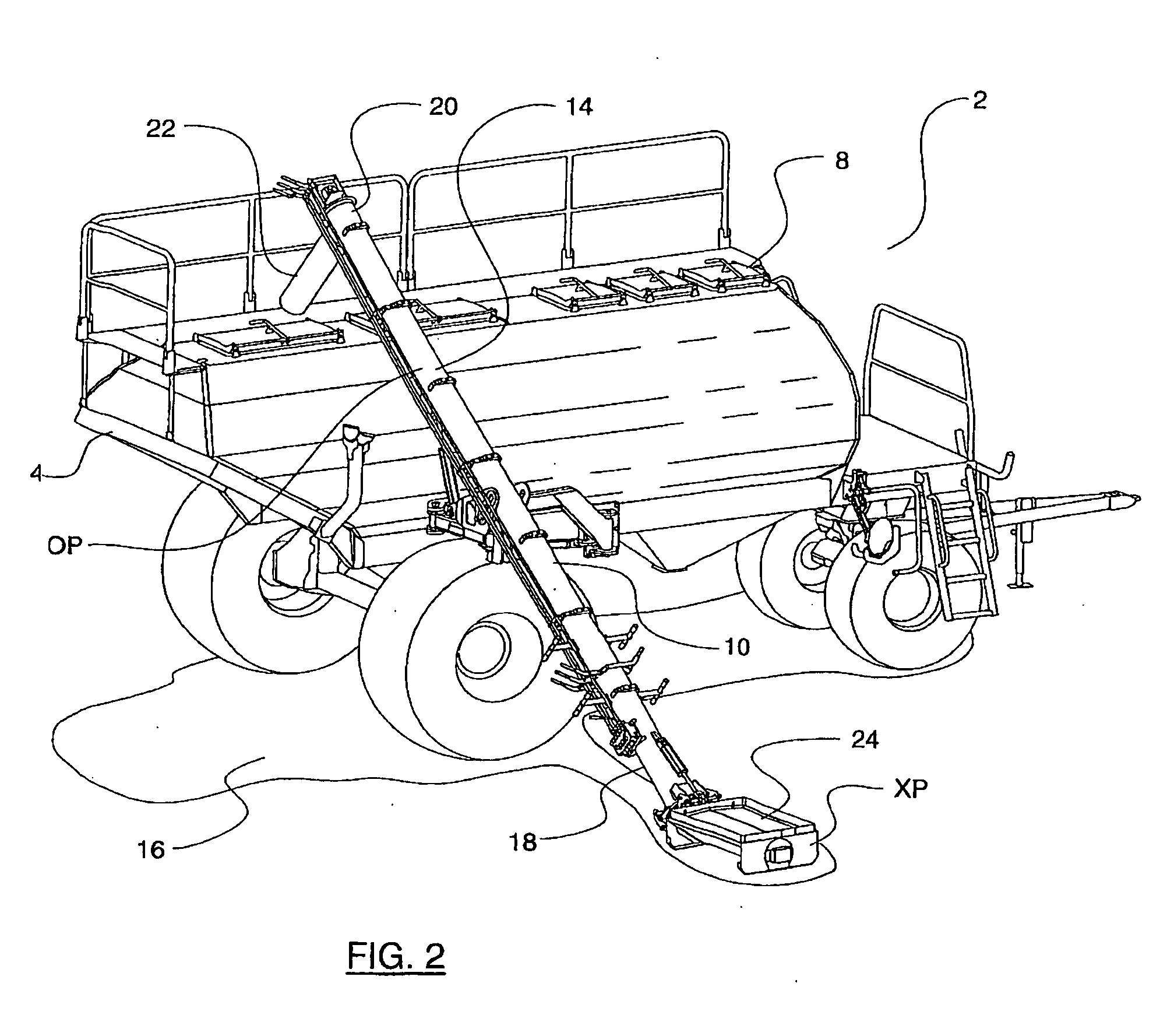 Loading conveyor with folding hopper for agricultrual commodity carts