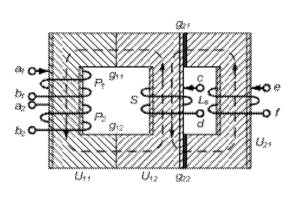 Forward converter with magnetic component