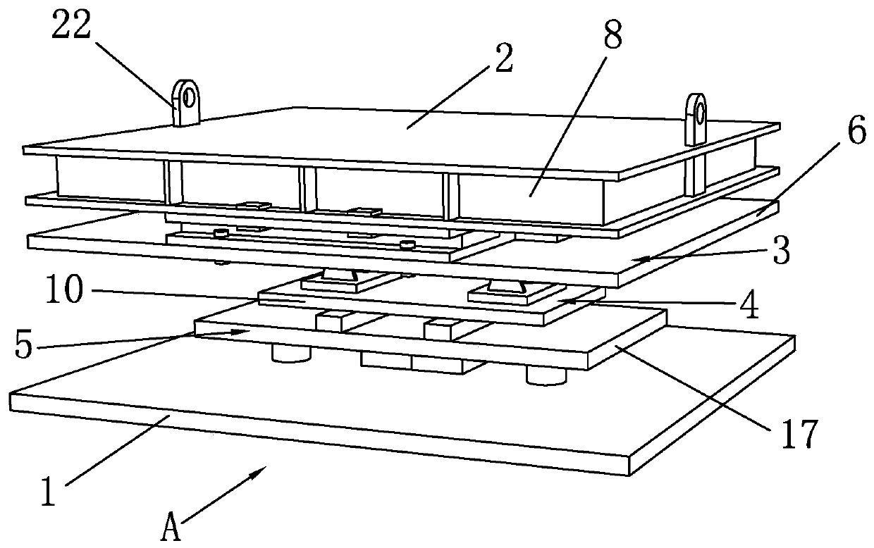 A shock-absorbing high-horsepower tractor and its assembly method