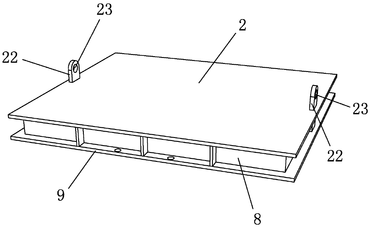 A shock-absorbing high-horsepower tractor and its assembly method