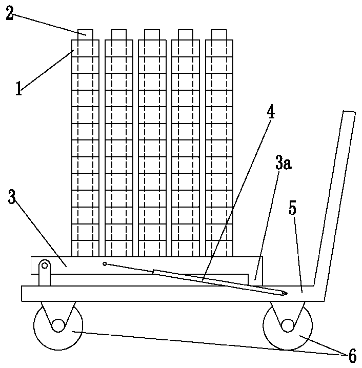 Bearing transfer cart in workshop