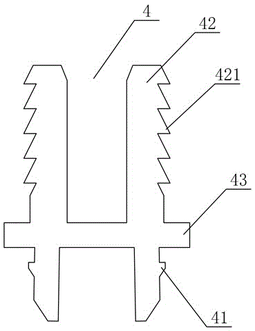 Combination frame with preset holes, partition and door window