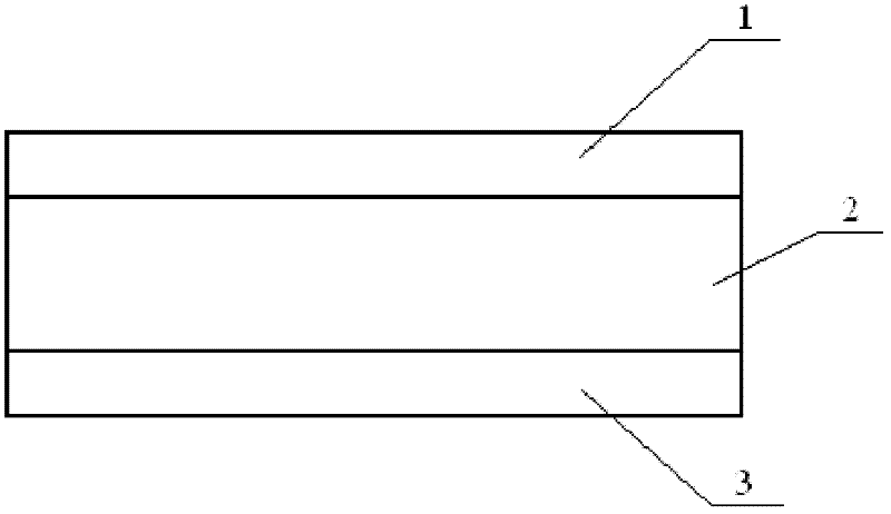 Composite solar photovoltaic busbar and preparation method thereof