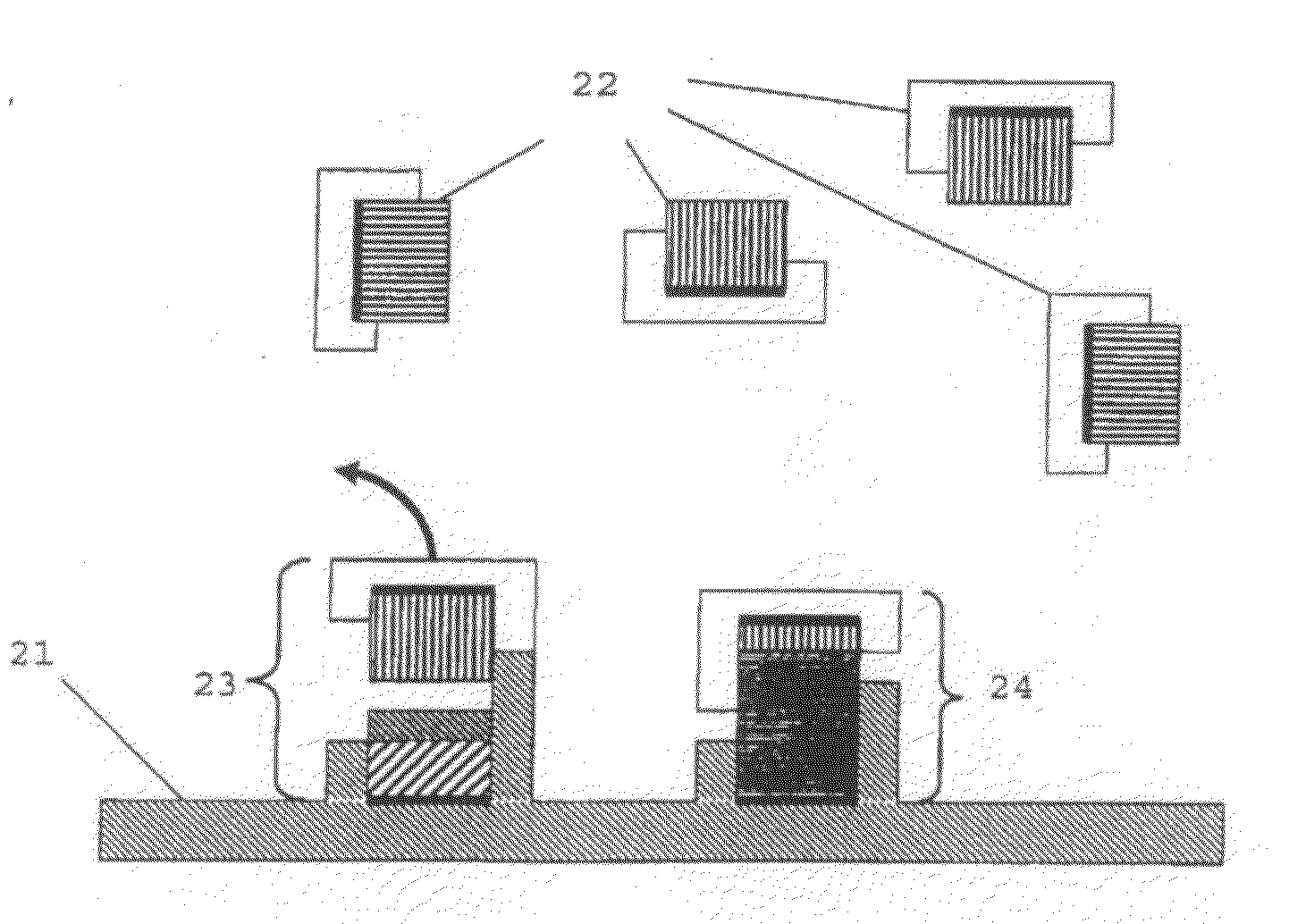 Self-assembly of components