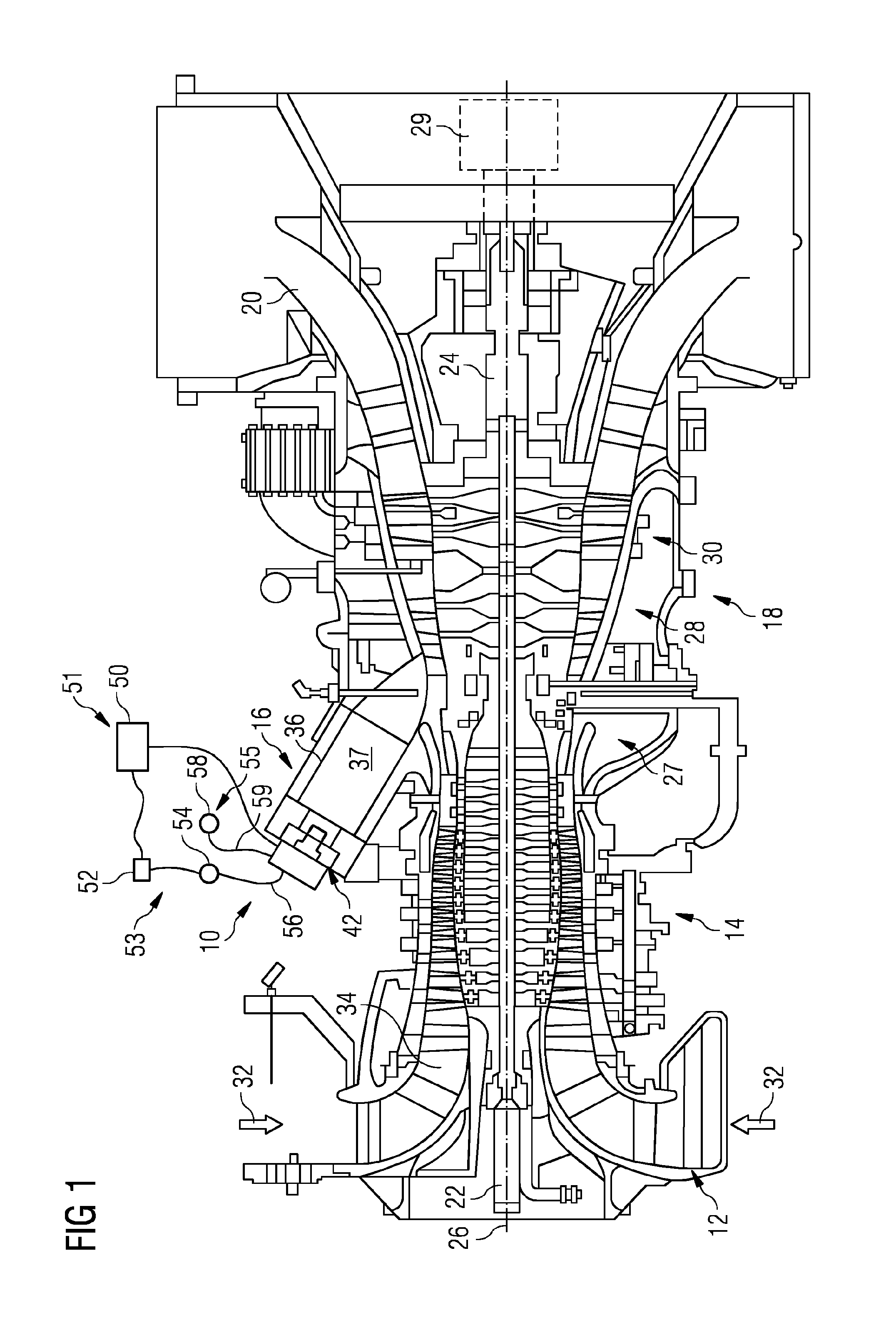 Turbine engine control system