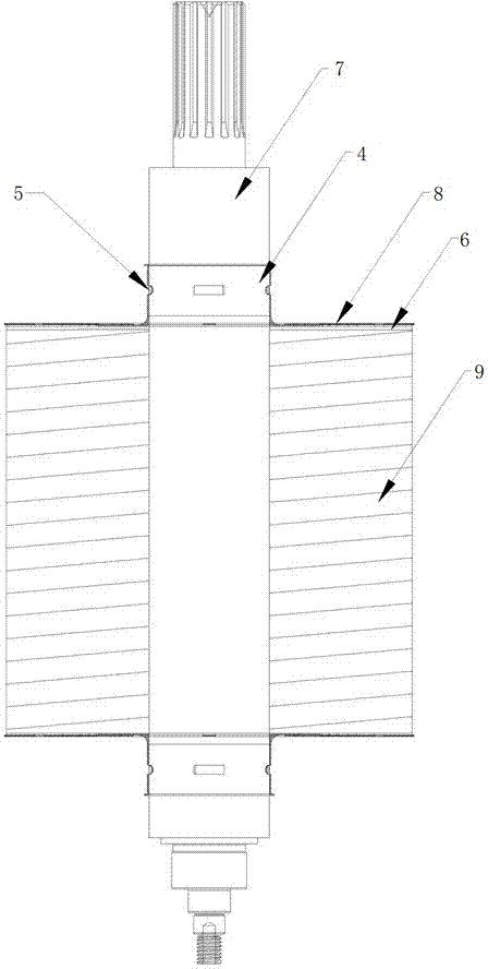 Novel rotor press plate structure