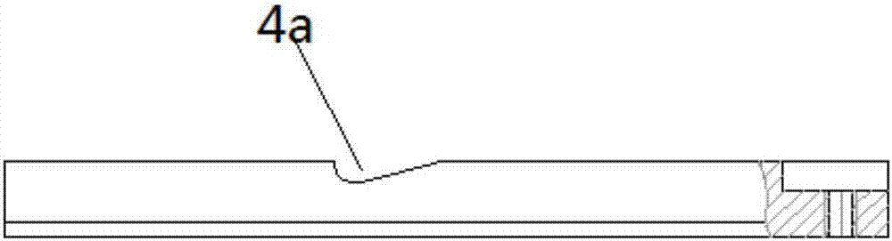 A combined assembly mechanism for the bottom plate of the lead-out line of the circuit board for the vehicle