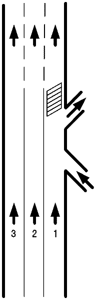 Monitoring system and method used for freeway ramp mouth