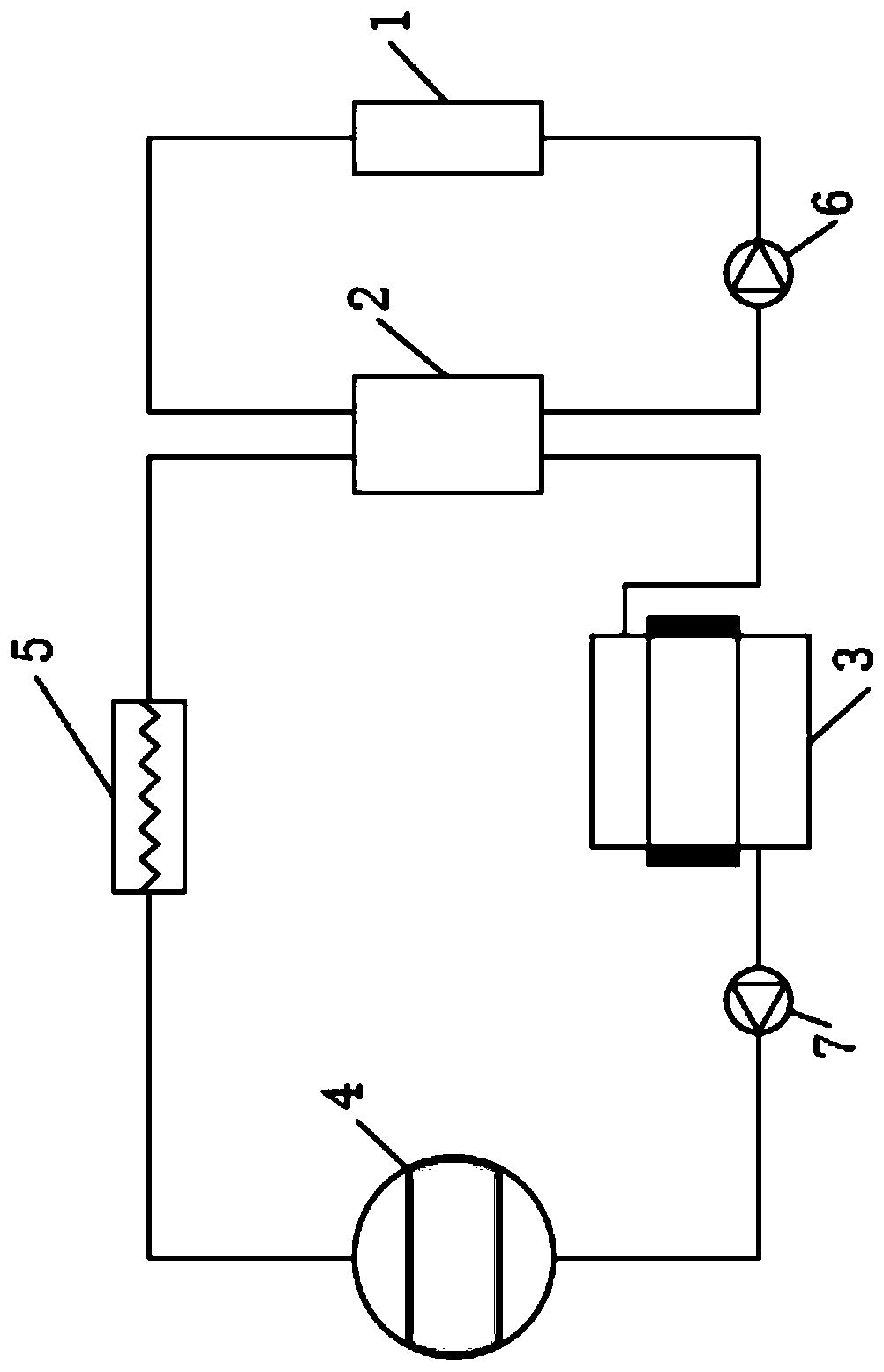 Ice source heat pump system controllable in ice content