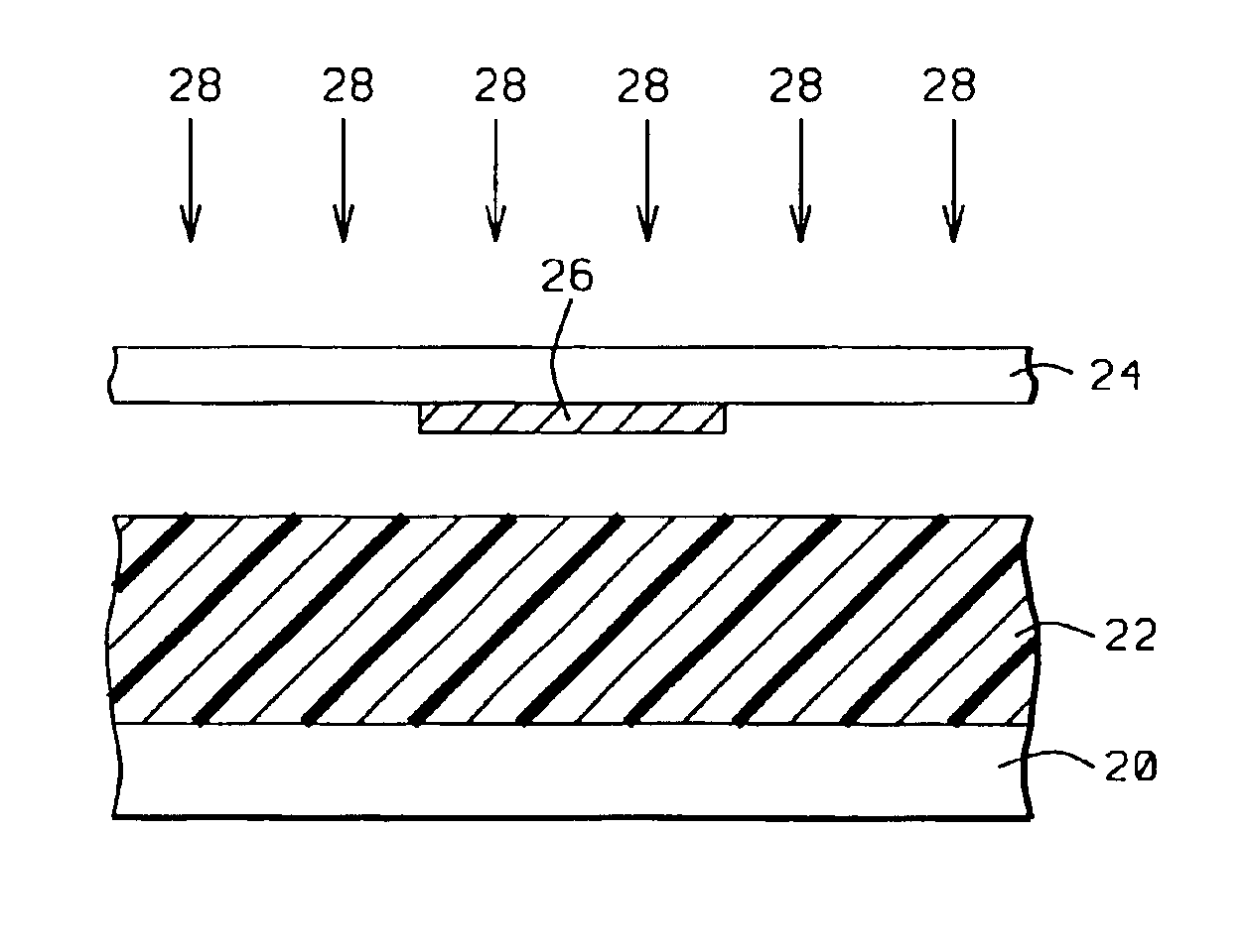 Two step exposure to strengthen structure of polyimide or negative tone photosensitive material