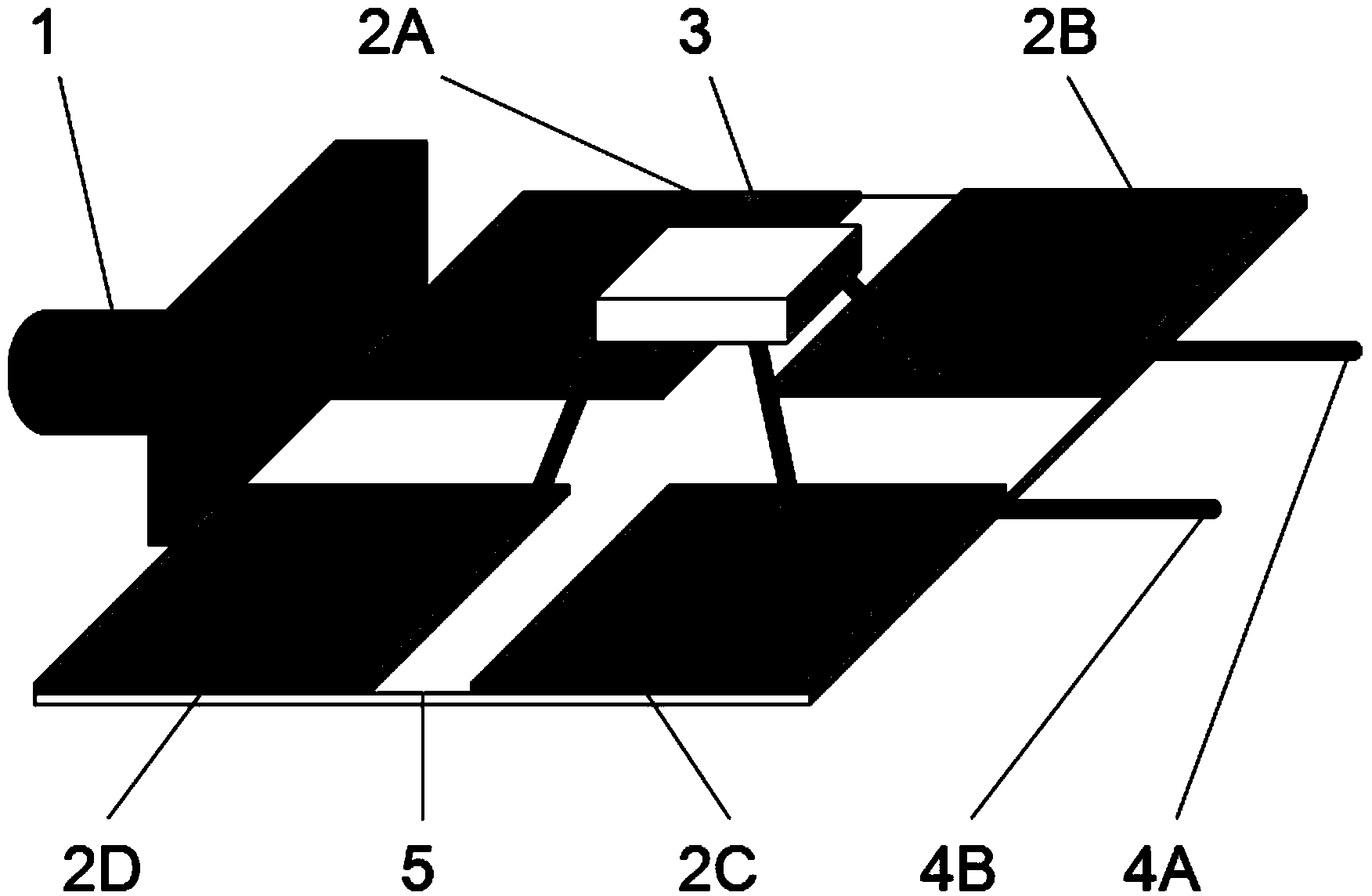 Clamp for measuring antenna impedance on ultrahigh-frequency radio frequency identification tag