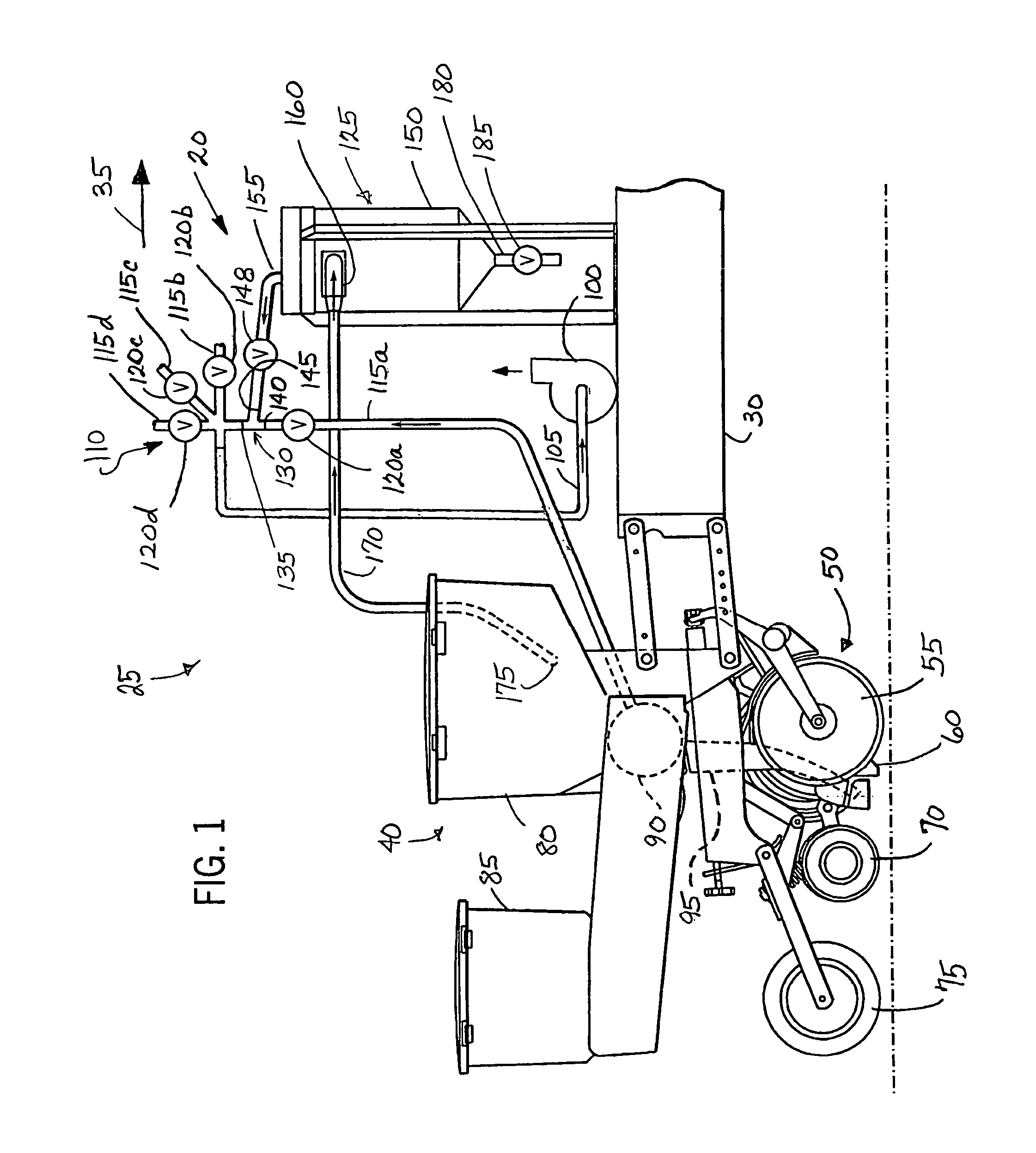 Cleanup system for a planting implement