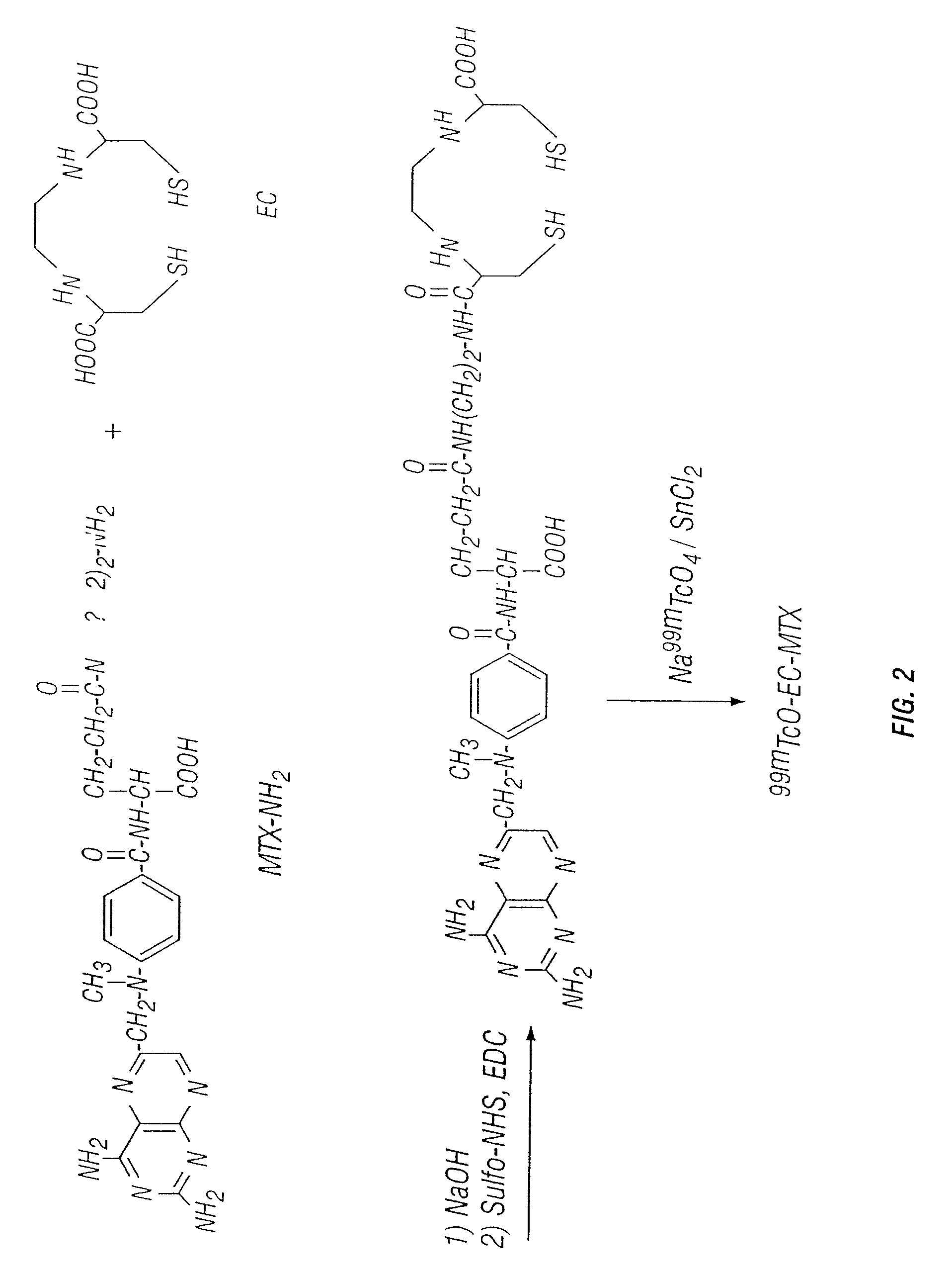 Metal ion-labeled bis-aminoethanethiol-targeting ligand conjugates, compositions, and methods for tissue-specific disease imaging