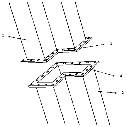 Fabricated special-shaped beam column joint