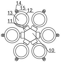 Processing device and processing method of waterborne epoxy intermediate paint with corrosion resistance