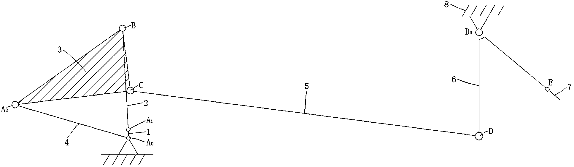 Stylet motion mechanism of loop warp knitting machine