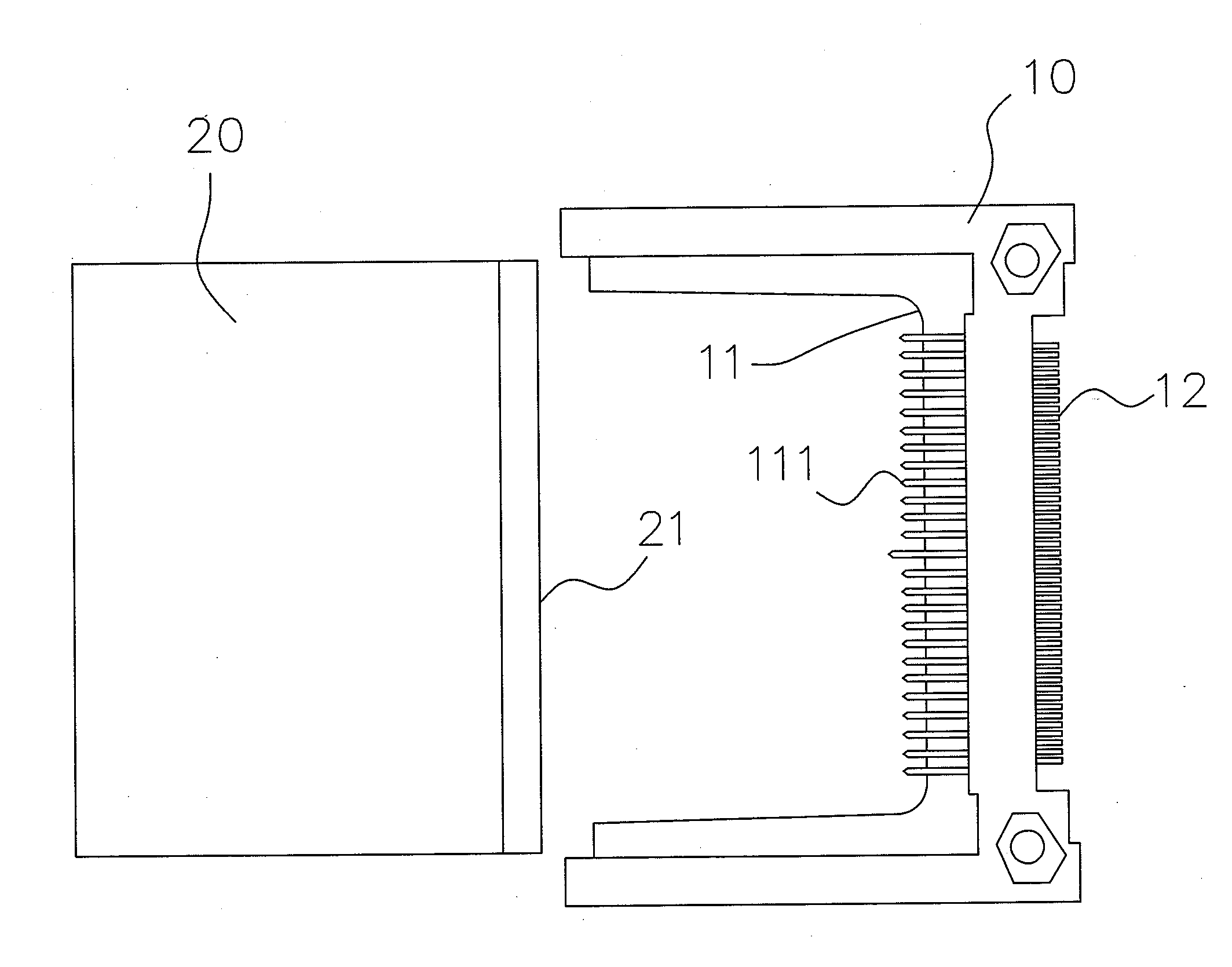 High-security card slot module