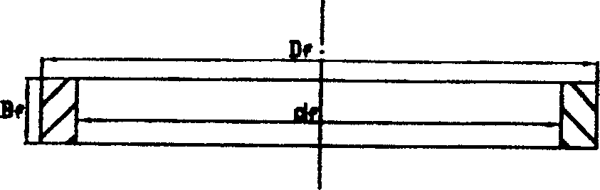 Method for rolling and forming rectangular section aluminium alloy ring piece