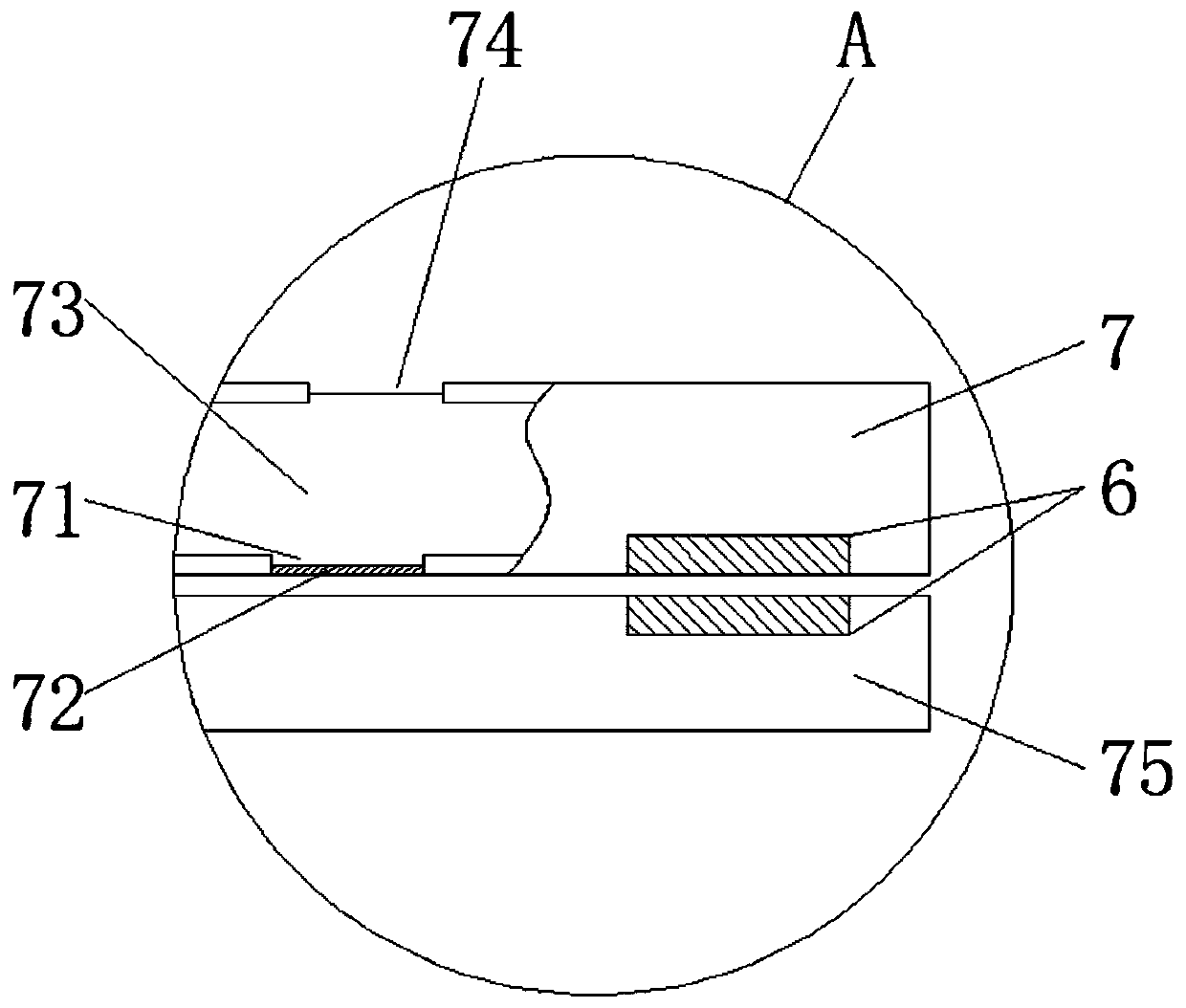 Compacting equipment for processing compound wood slabs based on straw raw material