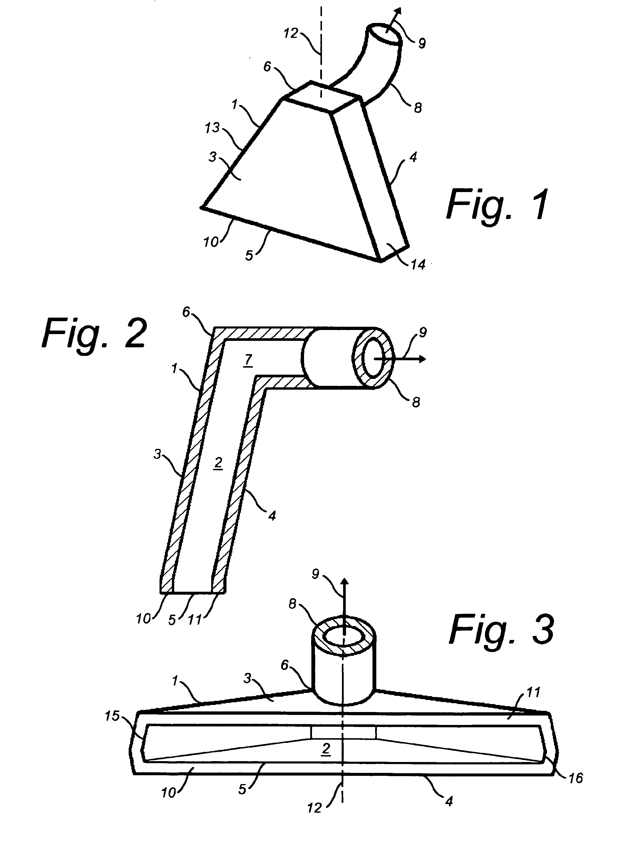 Carpet cleaning wand having uniform air flow distribution