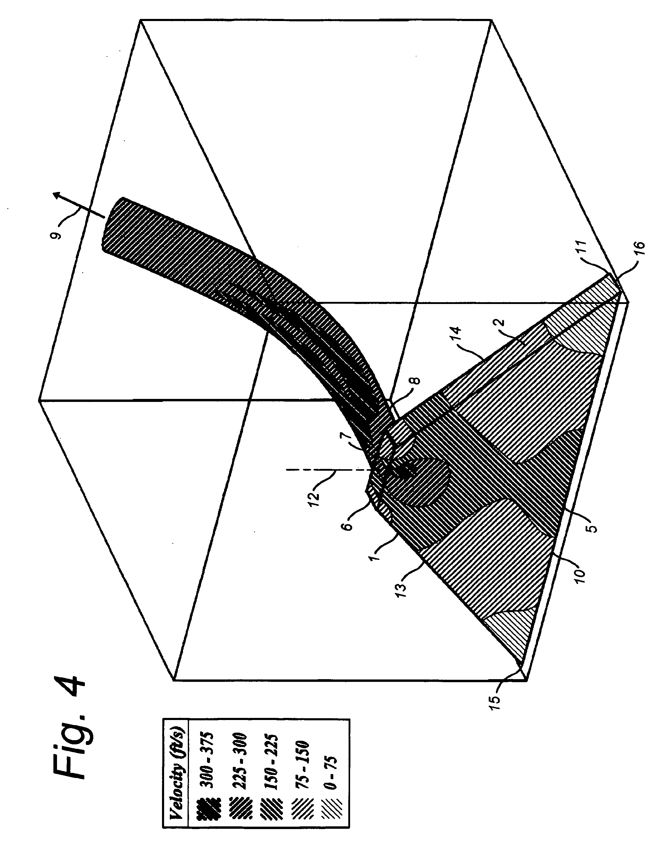 Carpet cleaning wand having uniform air flow distribution