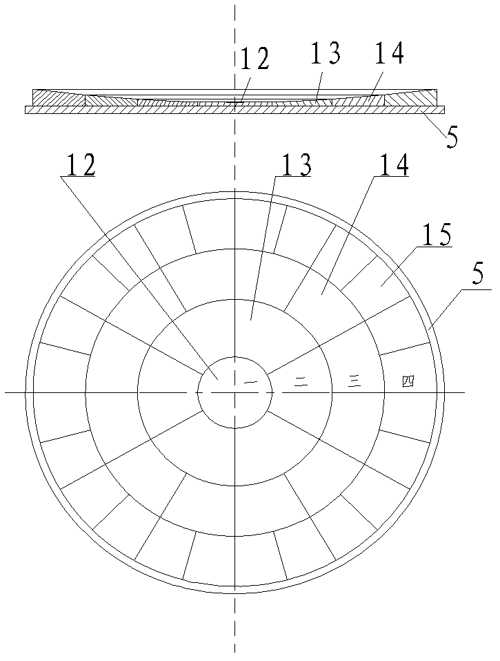 Large-caliber solar plastic lens splicing die