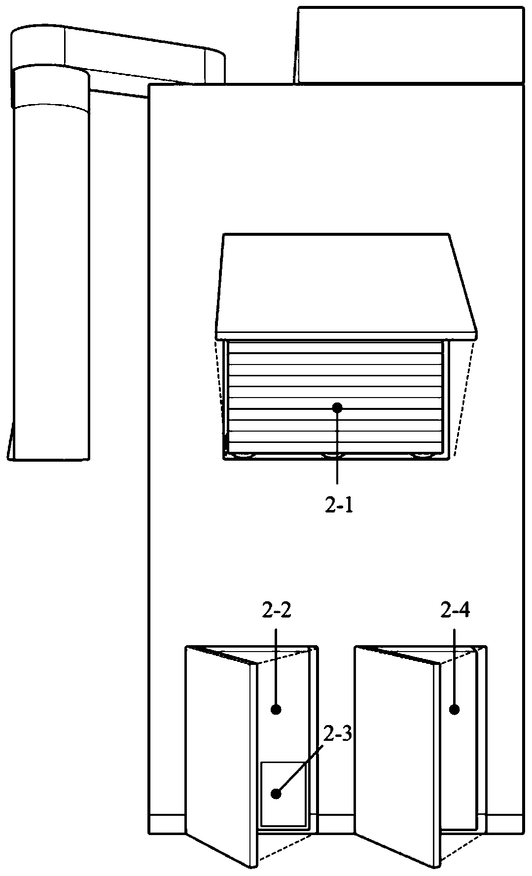 Equipment and method for identity recognition, body temperature measurement, disinfection and sterilization and aerosol removal