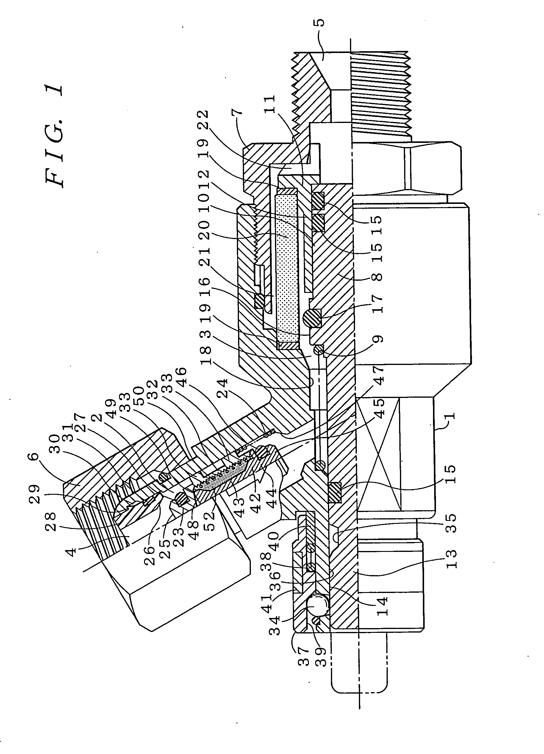 Dry safety device for an inflammable gas