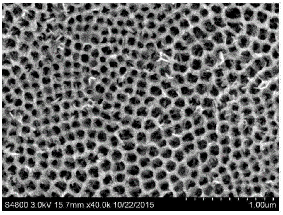 Preparation method for titanium dioxide nanotube array decorated with cobalt and nickel double-layer hydroxide and application of photoelectron-chemistry hydrolysis hydrogen production