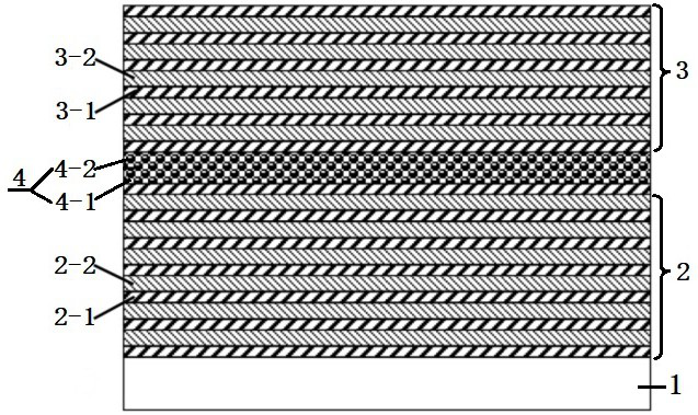 A vertical cavity surface emitting laser containing cadmium sulfide/zinc sulfide core-shell quantum dots and its manufacturing method