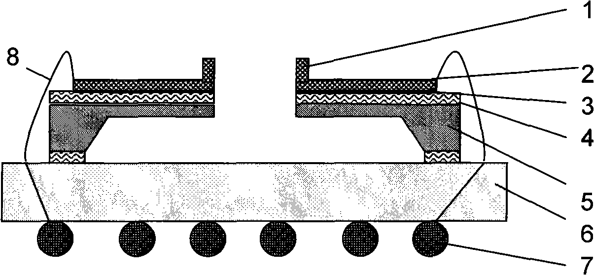 Metal-silicon compound cantilever beam type microelectronic mechanical system probe card and manufacture method thereof