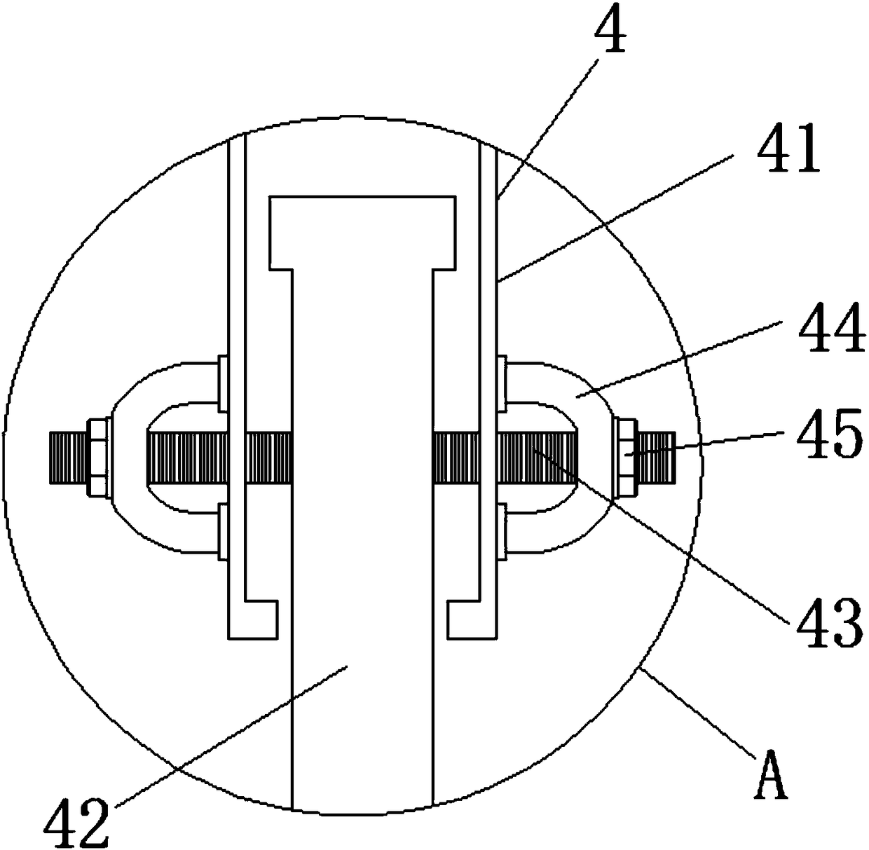 Time synchronization device with data line fastening function