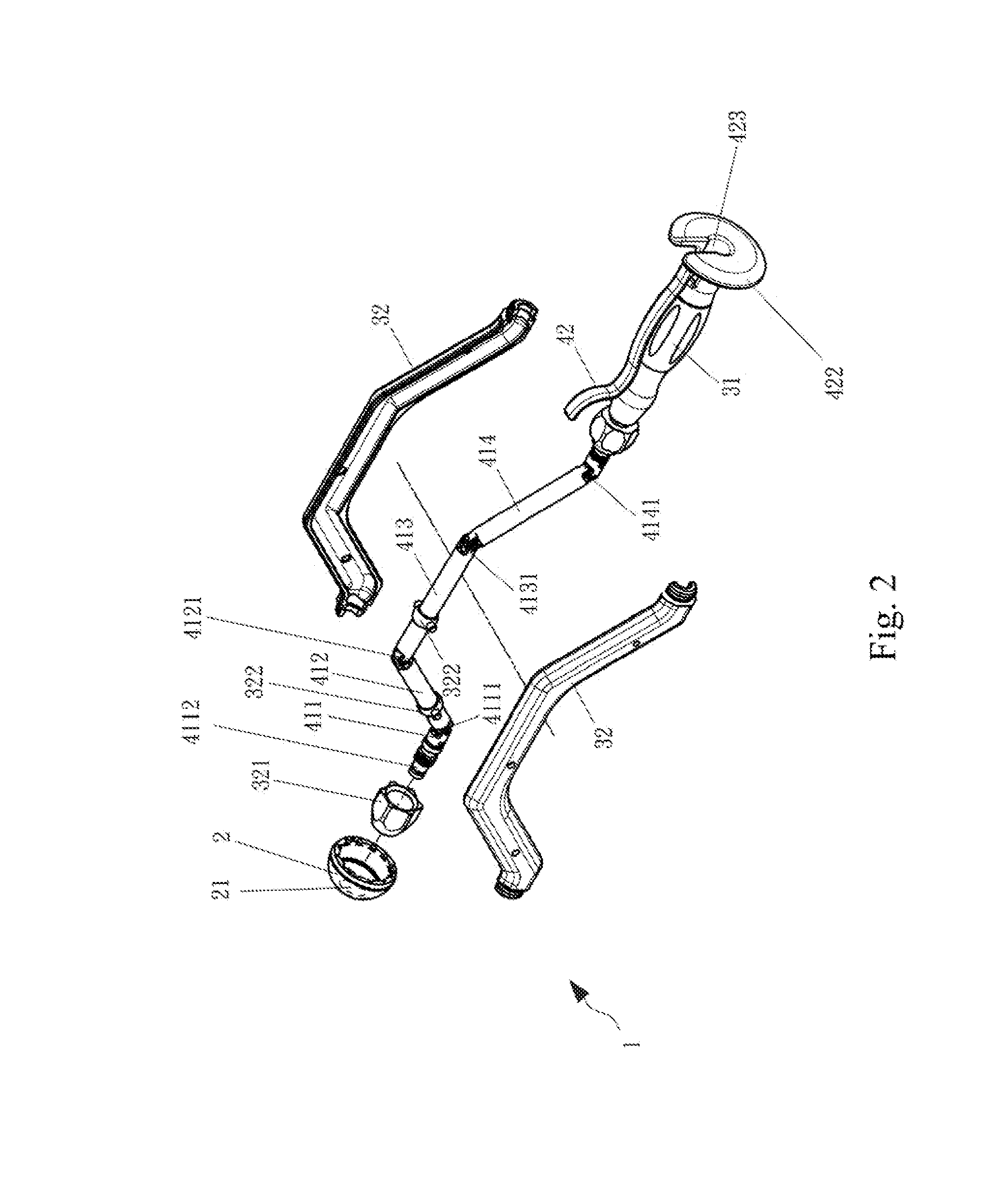 Surgical instrument for acetabular cup implantation