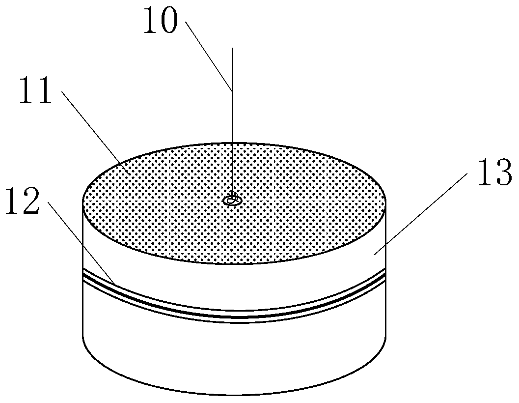 Combined device for tracing thoracic pressure of rabbit