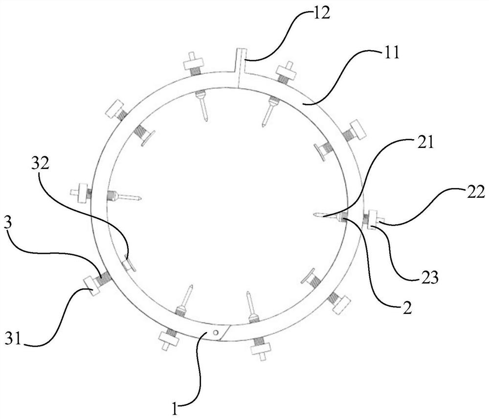 Tree injection treatment device