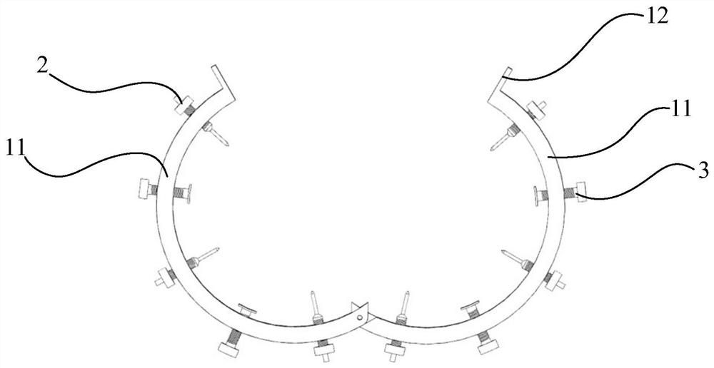 Tree injection treatment device