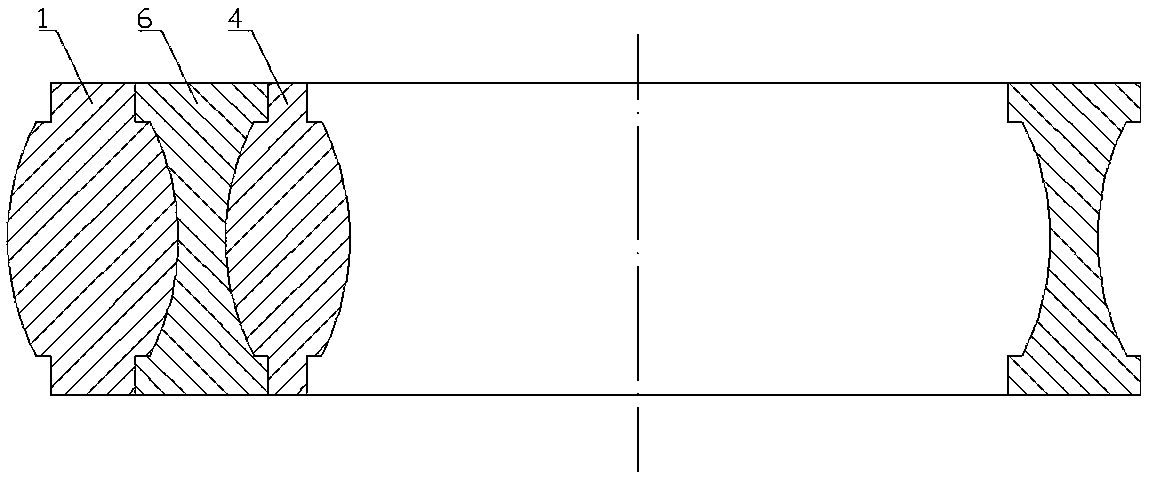 Rolling method of 6061 aluminum alloy ring part with ultra-large diameter and special-shaped section