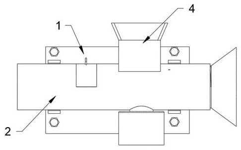 Green purification device for dust particles for atmospheric treatment