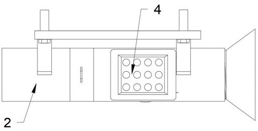 Green purification device for dust particles for atmospheric treatment