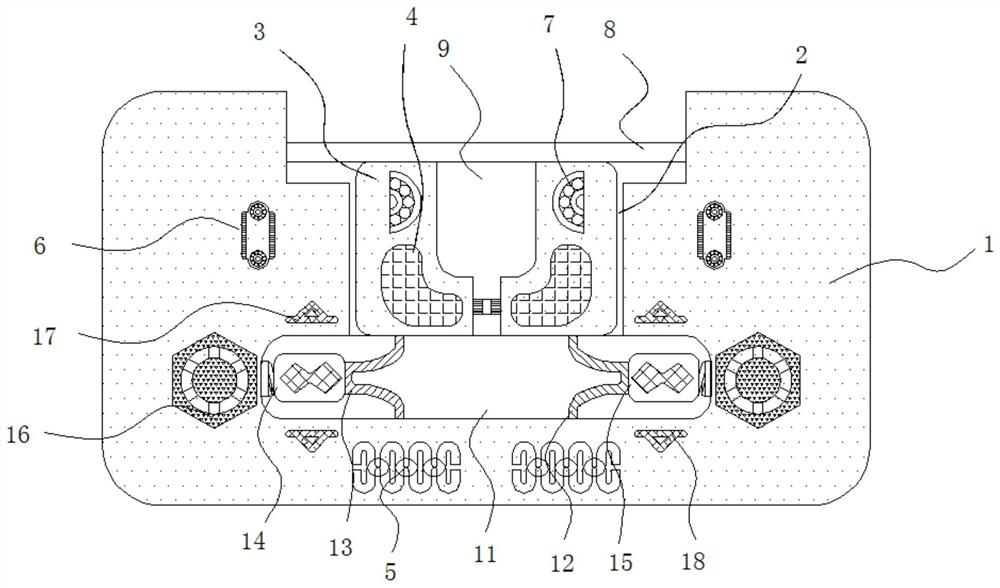 Automatic ejection device for mobile phone screen dispensing