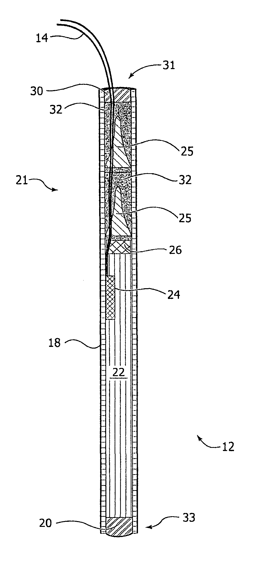 Self-stemming cartridge