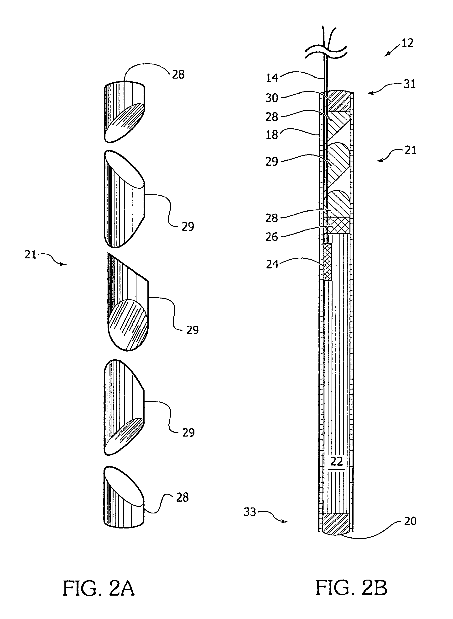 Self-stemming cartridge