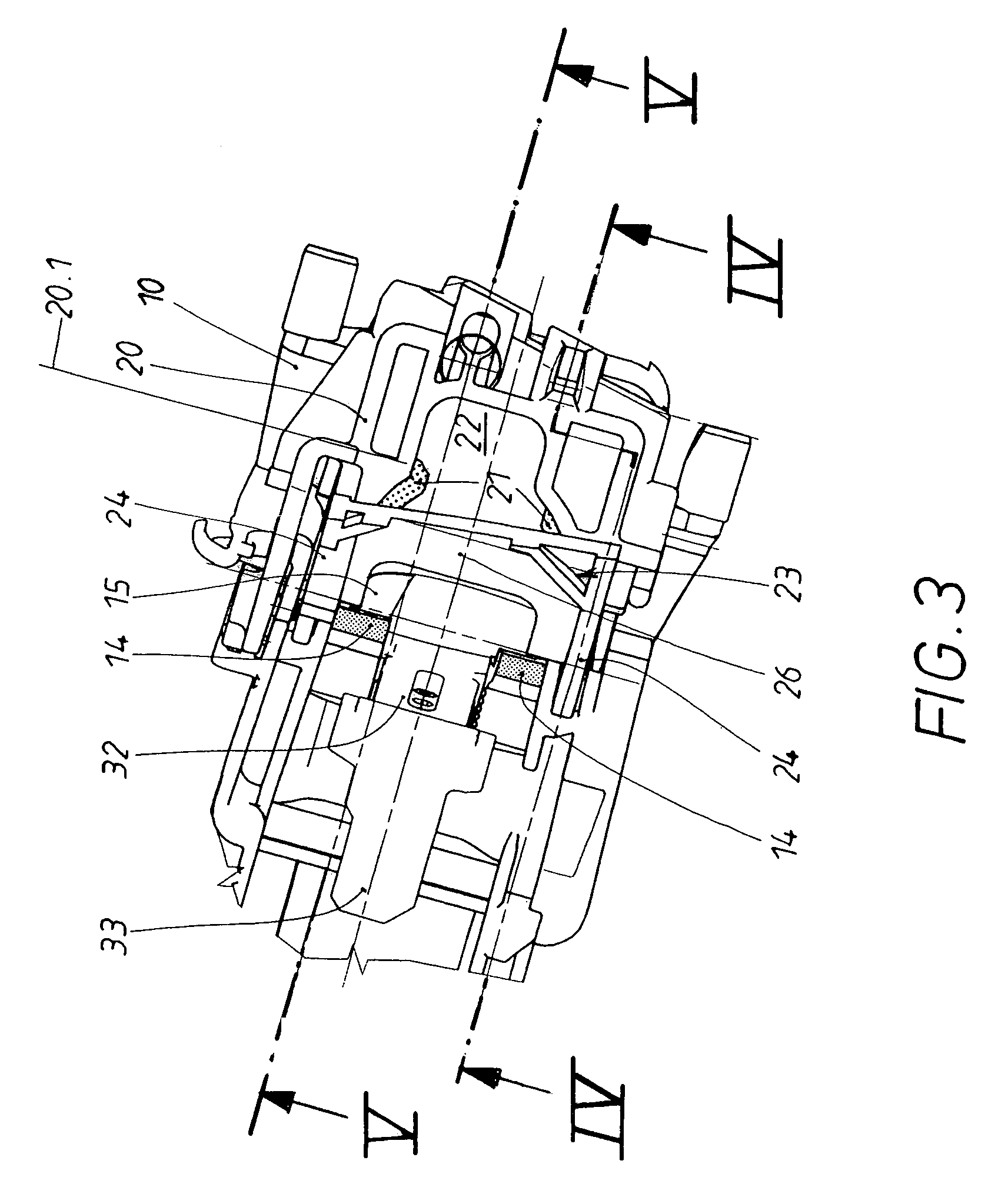 Actuating device for doors or hatches of vehicles